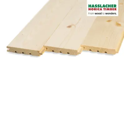 OBLOGA MASIVNA SMREKA, LADIJSKI POD - PROFIL S, AB-VEH KVALITETA, 24 x 146 x 4000 mm - PAKET 2,92 m2