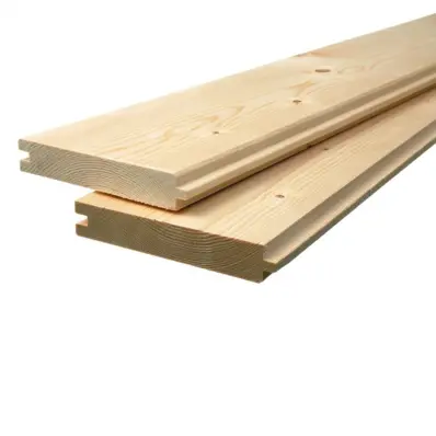 OBLOGA MASIVNA SMREKA, PROFIL C/S, B KVALITETA, 19 x 127 x 4000 mm - PAKET 2,54 m2