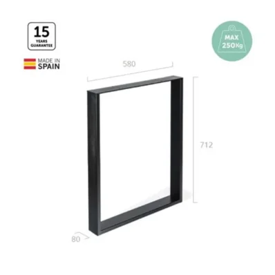 PODNOŽJE MIZNO ESTILO O - MODEL 913B ČRNO